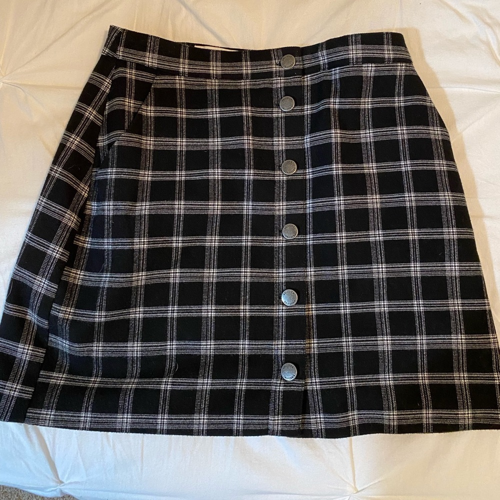 Hollister plaid skirt